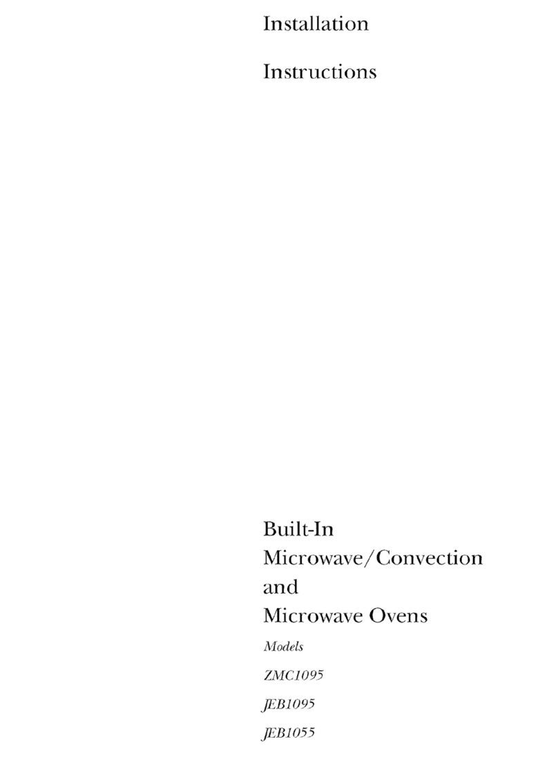 GE Monogram ZMC1095 Series User manual
