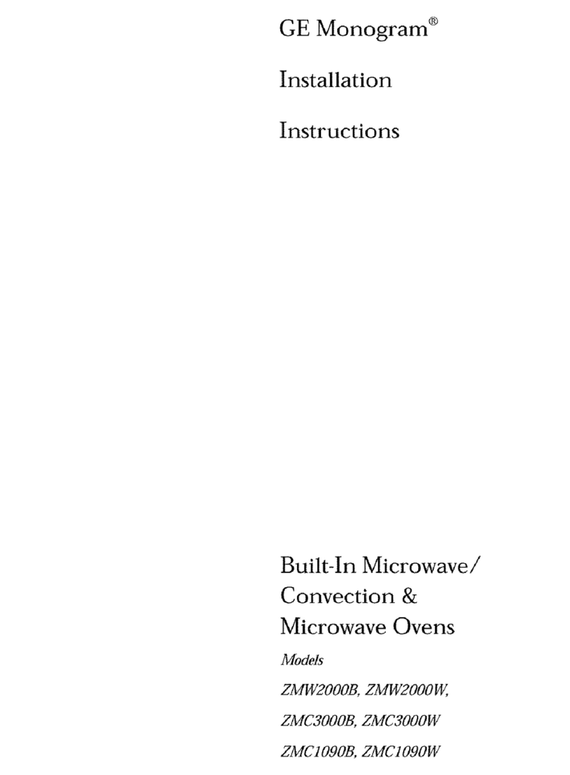GE ZMW2OOOB User manual GE ZMW2OOOB User manual