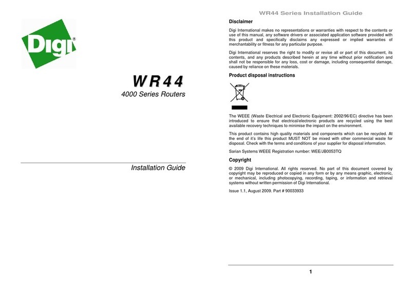 Digi TransPort WR44 installation guide