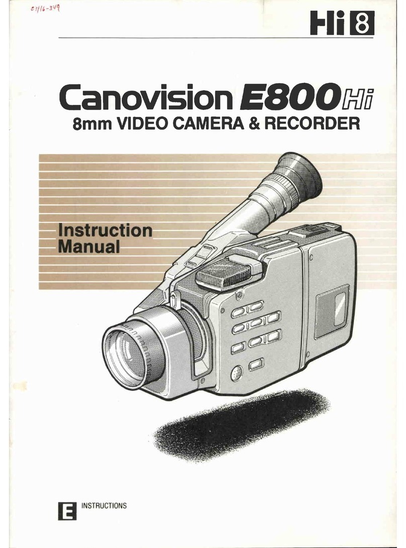 Canon Canovision E800 Hi User manual