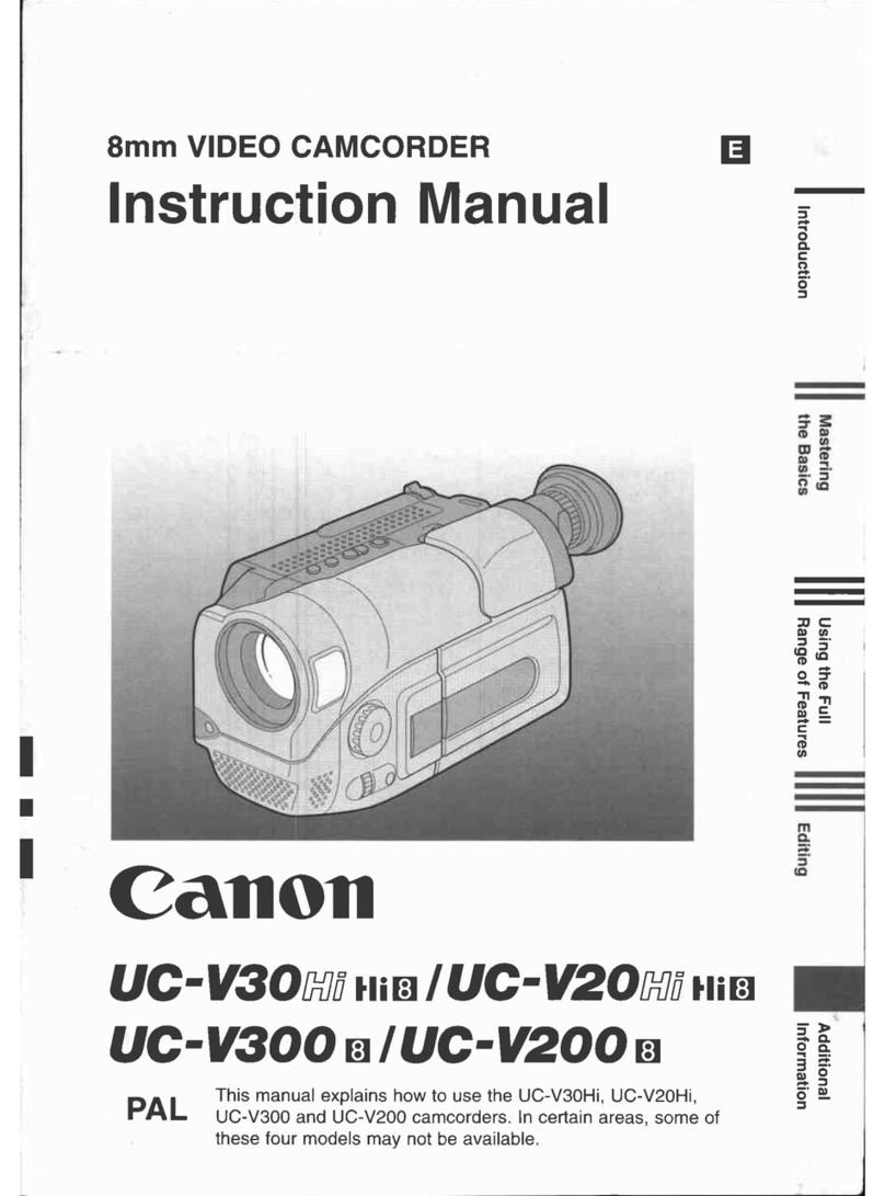 Canon UC-V30 Hi instruction manual