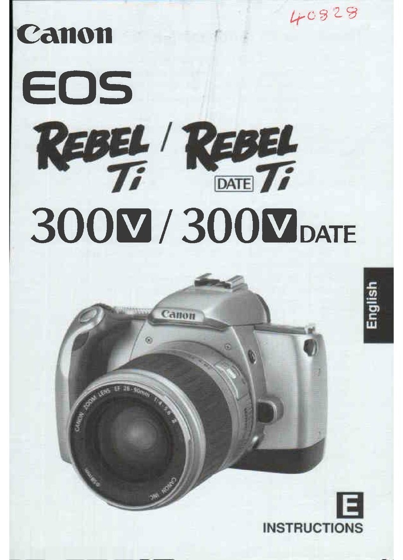 Canon EOS REBEL Ti 300V Date instructions