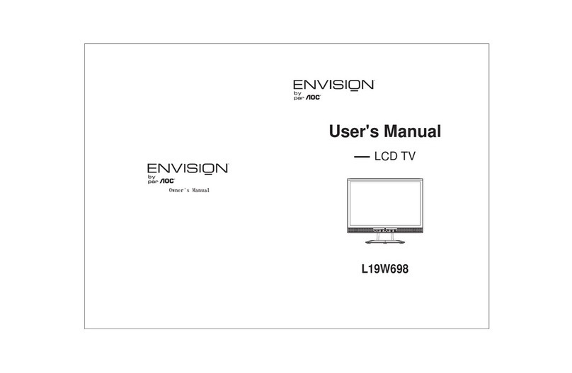 AOC L19W698 LCD TV User manual