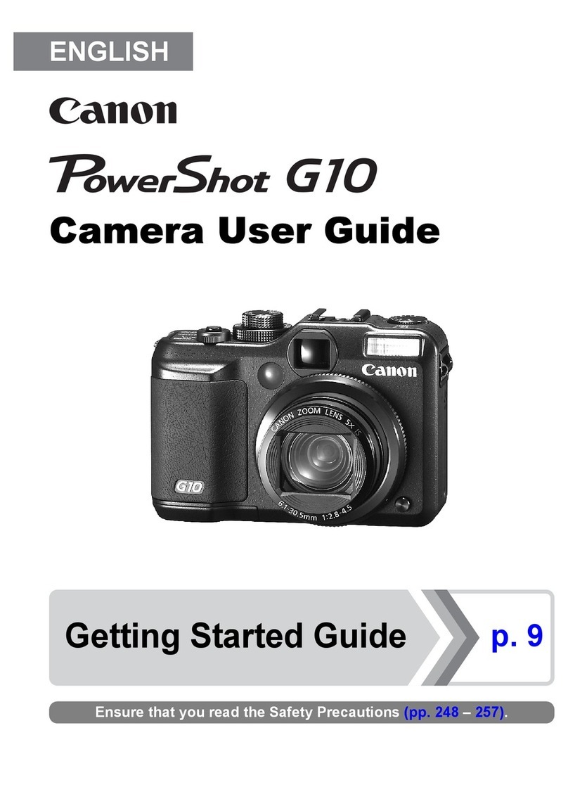 Canon PowerShot G10 - Digital Camera - Compact user guide