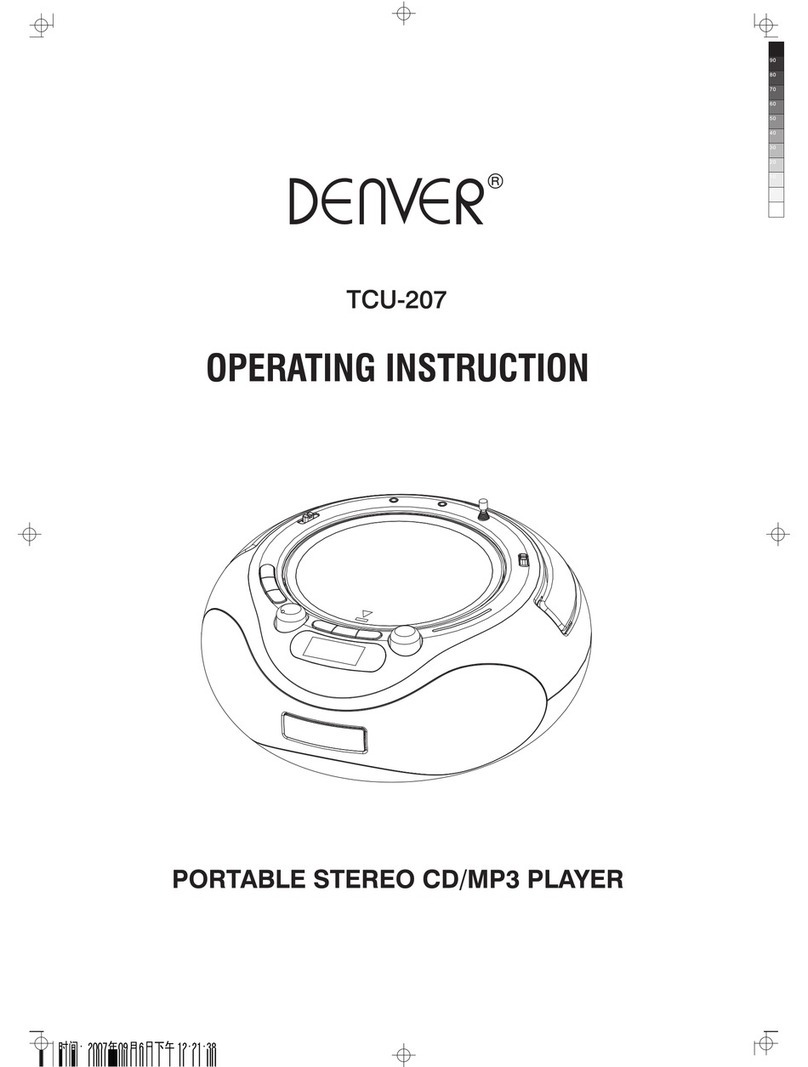Denver TCU-207 user manual