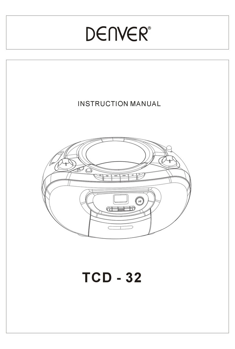 Denver TCD-32 user manual