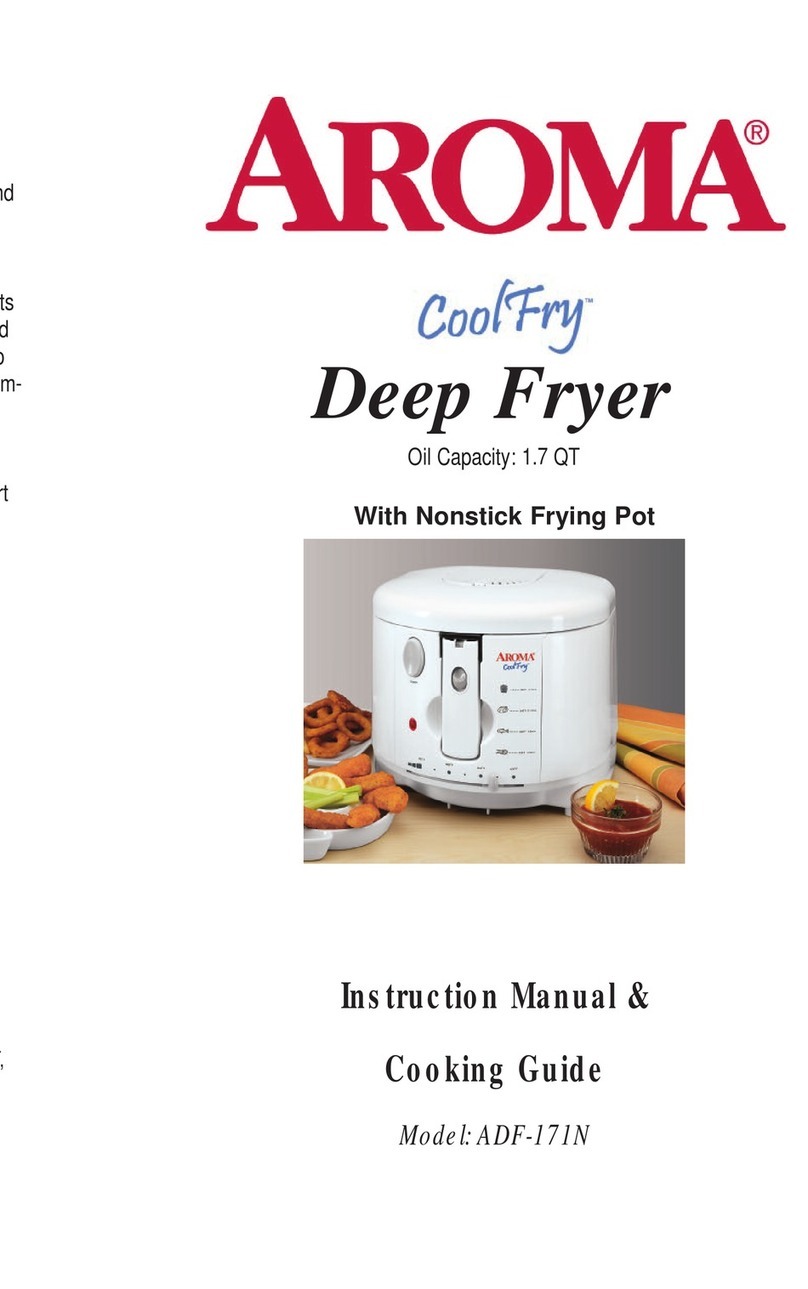 Aroma CoolFry ADF-171N Instruction manual & cooking guide