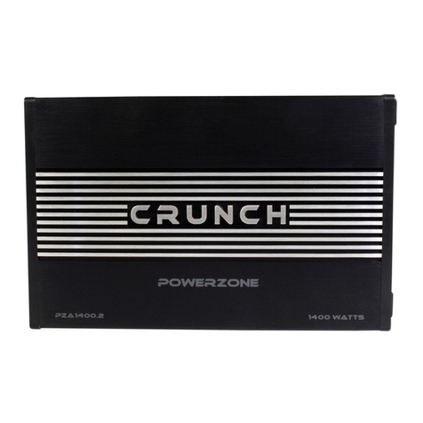Crunch POWERZONE PZA700.2 instruction manual