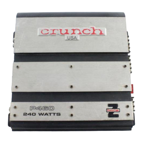 Crunch PowerZone P460 owner's manual