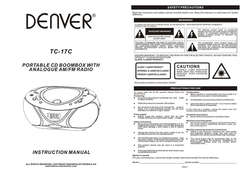 Denver TC-17C user manual