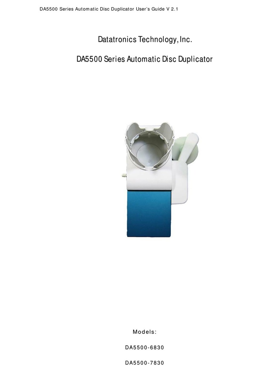 Datatronics DA-5500 Series owner's manual