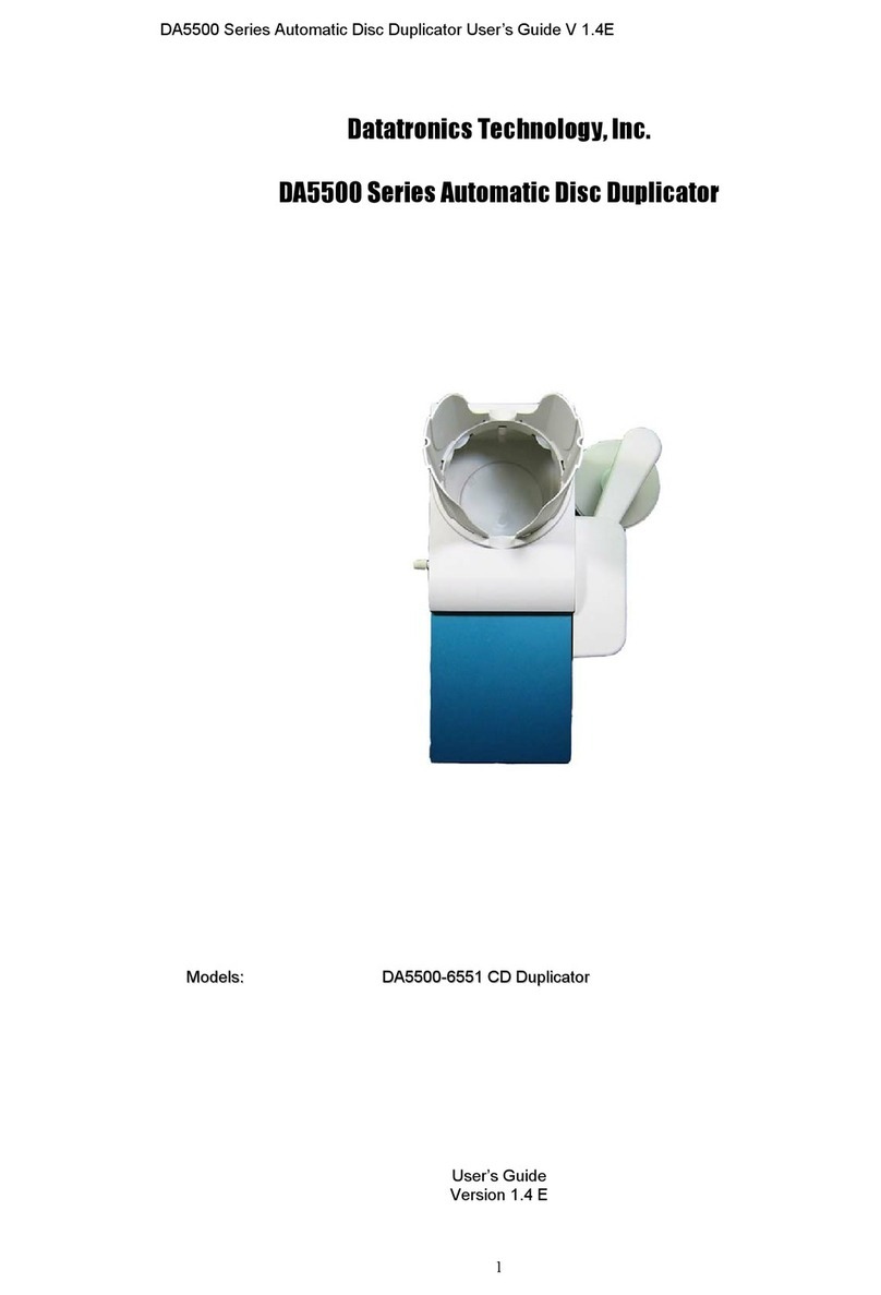 Datatronics DA-5500 Series owner's manual