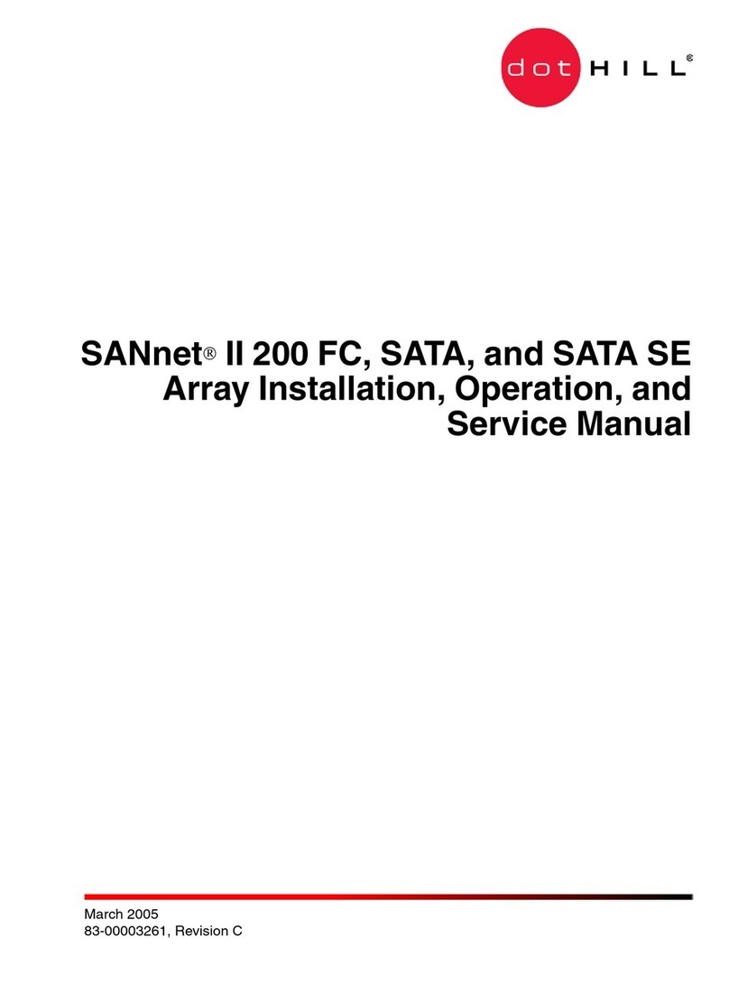 Dot Hill Systems SANnet II 200 FC Installation, operation & service manual