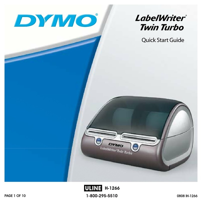 Dymo LabelWriter Twin Turbo H-1266 User manual