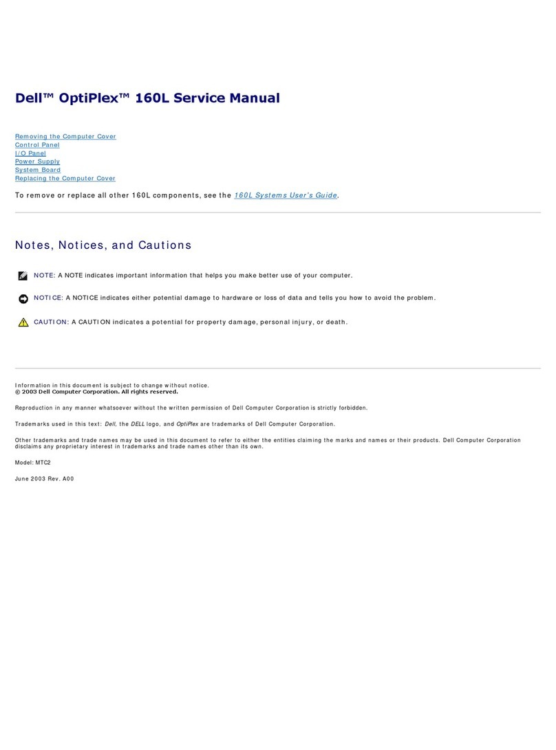 Dell OptiPlex 160L User manual