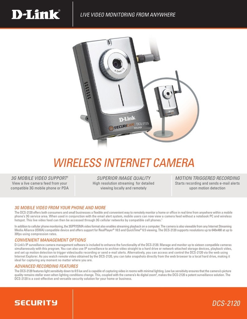 D-Link SECURICAM Network DCS-2120 User manual