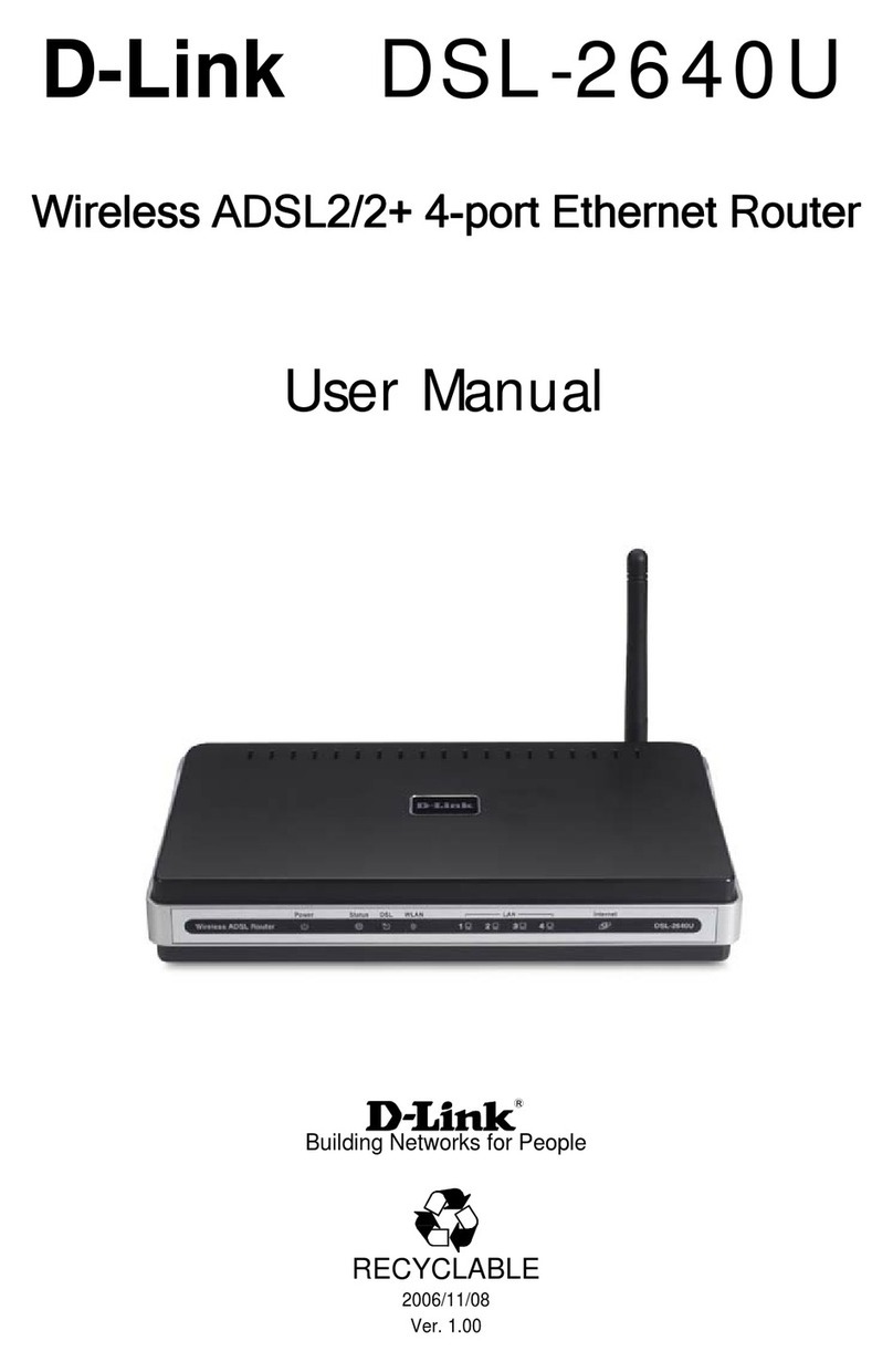 D-Link DSL-2640U User manual