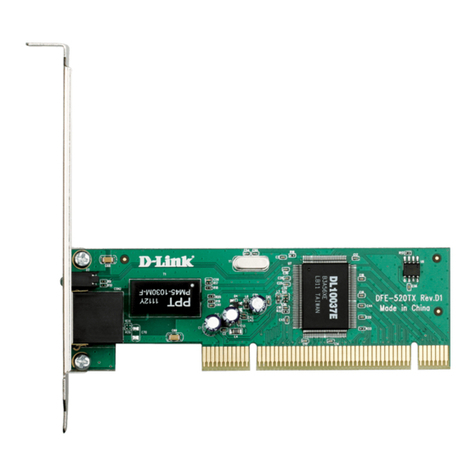 D-Link 32-bit PCI Fast Ethernet Network Adapter... User manual