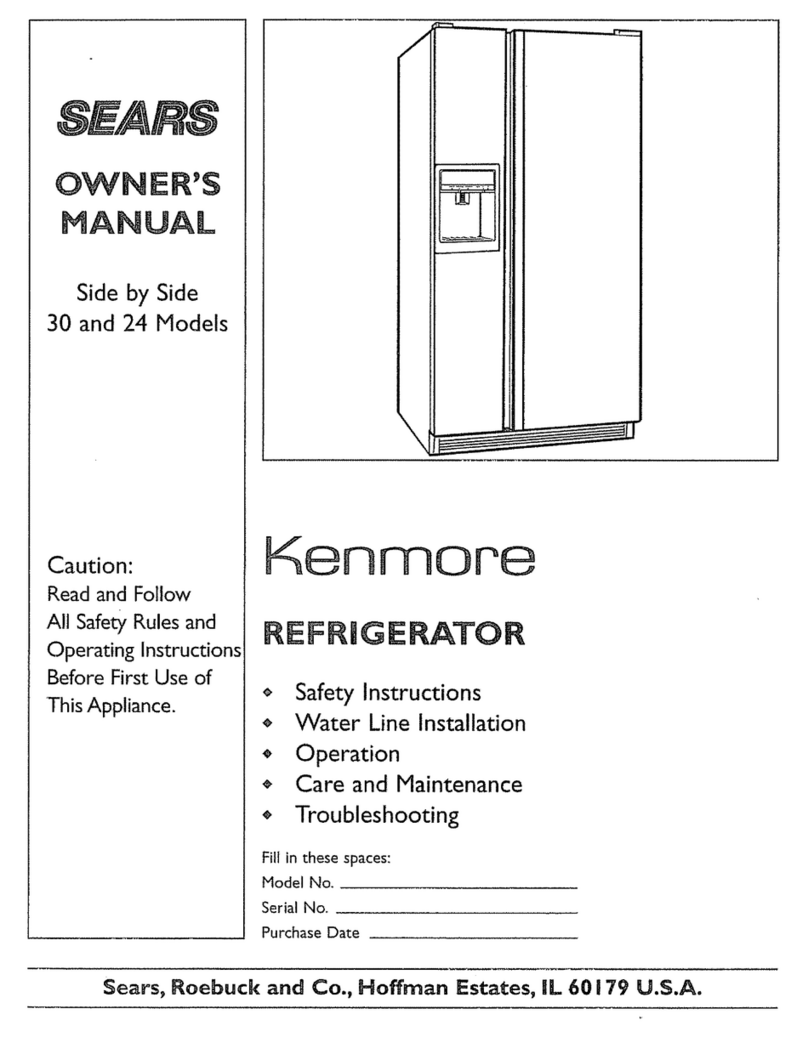 Kenmore 30" owner's manual