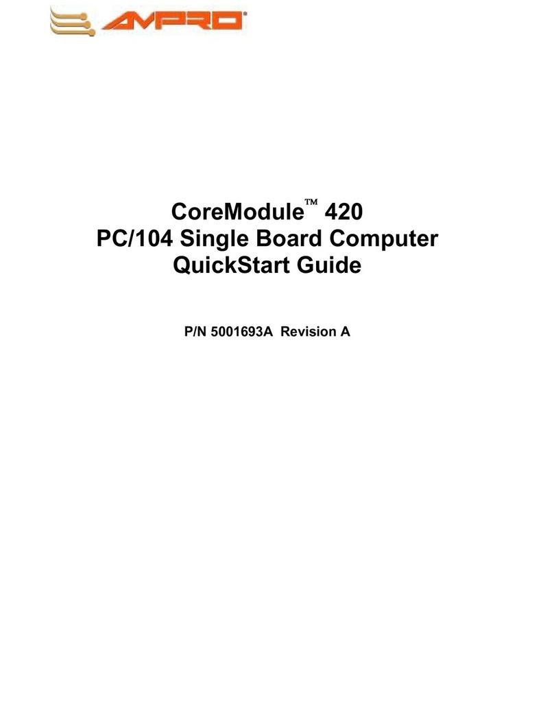 Ampro CoreModule 420 quick start guide