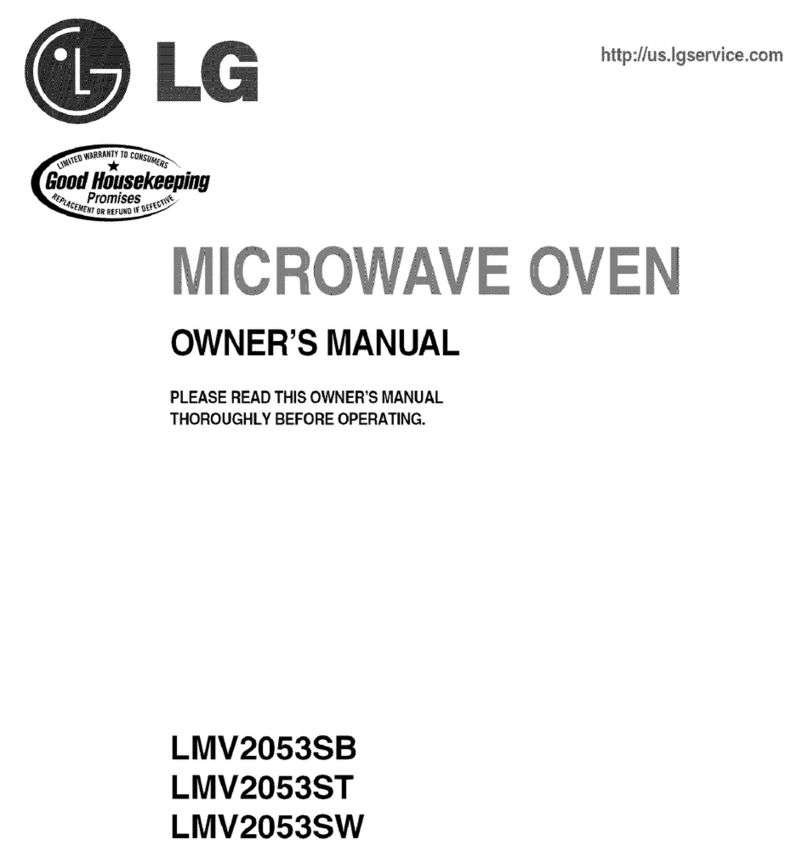 LG LMV2053SB - 2.0 Cu. Ft. Microwave User manual