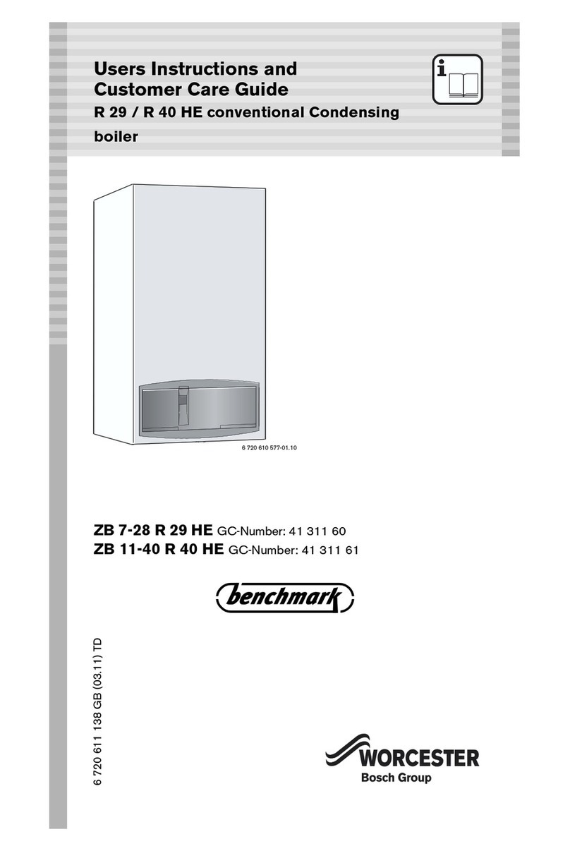 Worcester R29 User manual