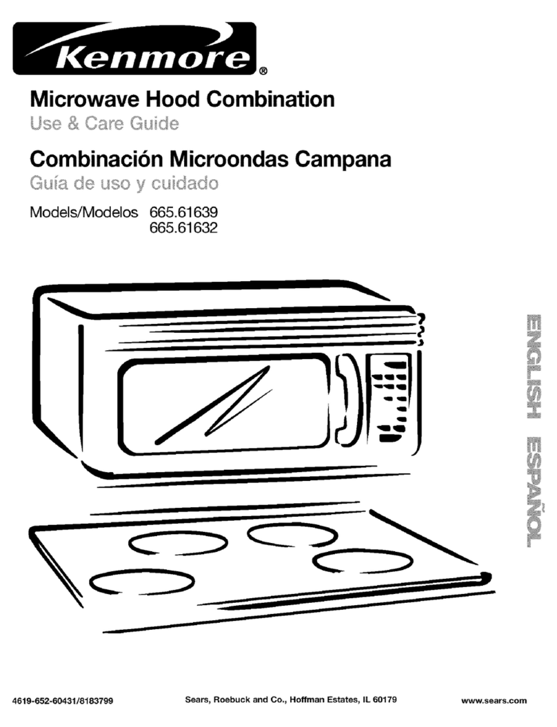 Kenmore Kenmore 665.61639 Use & care guide