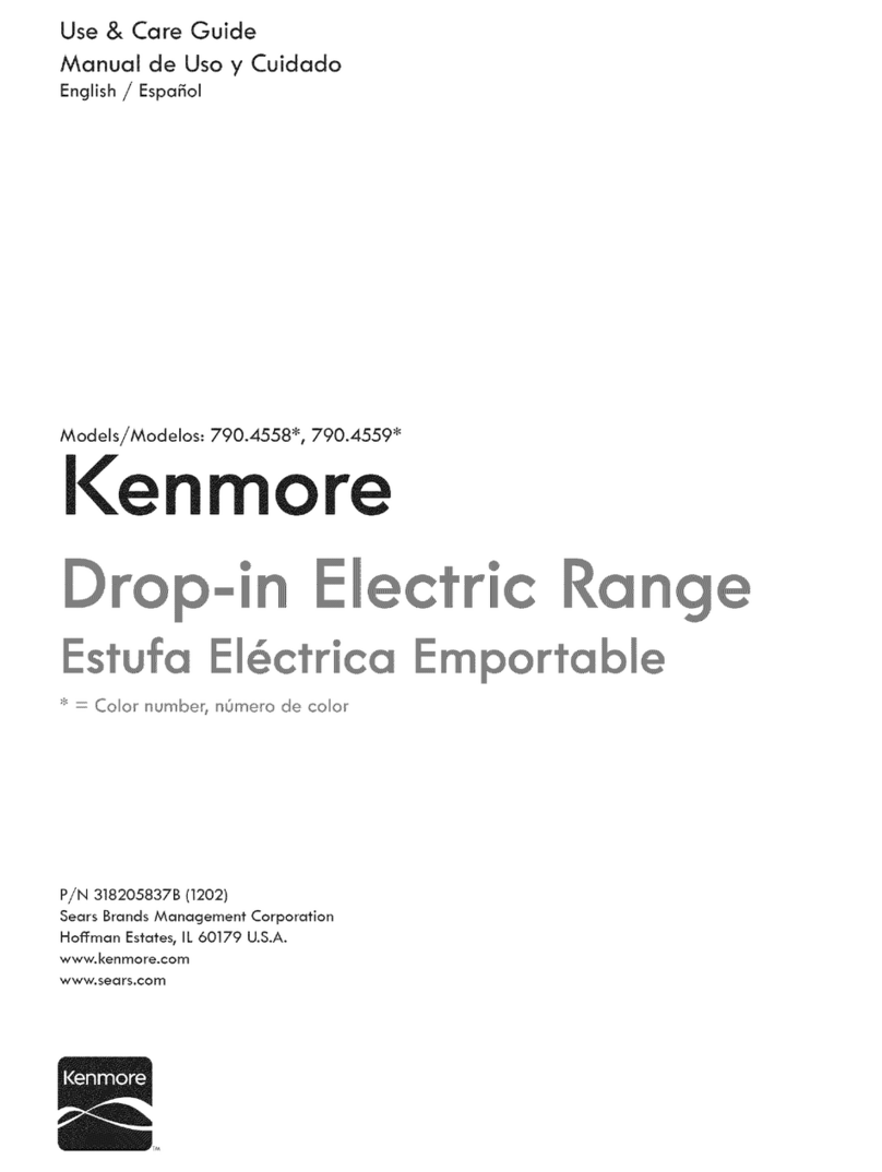 Kenmore 790.4558 Series User manual
