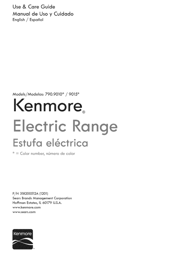 Kenmore 790.9010 Series User manual