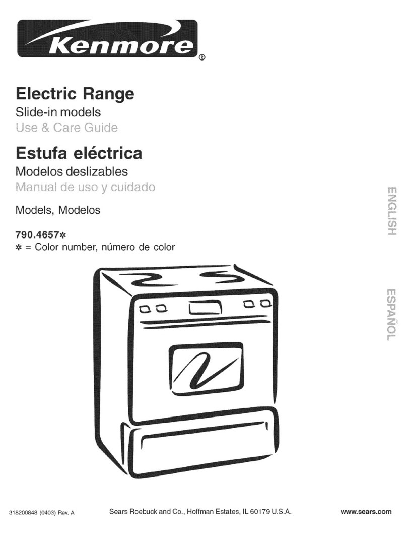 Kenmore Kenmore 790.4657 User manual