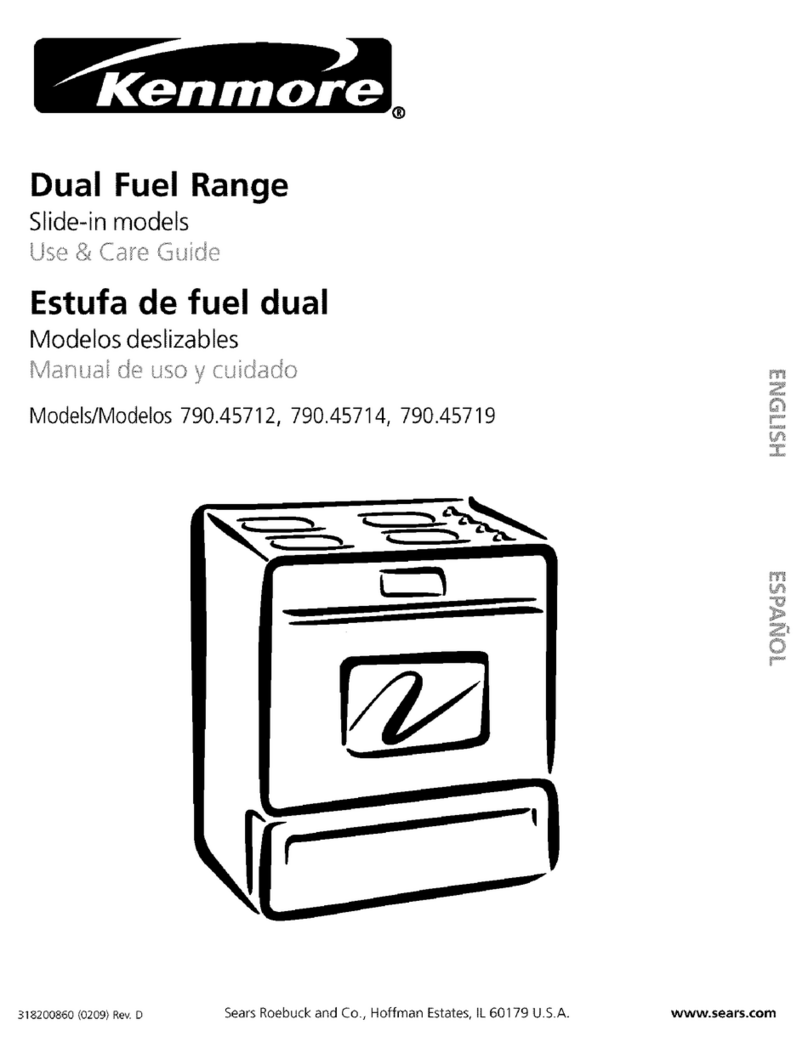 Kenmore 790.45712 Use & care guide