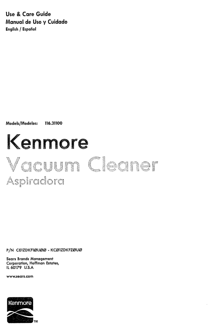 Kenmore 116.31100 Use & care guide