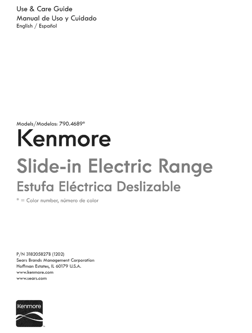 Kenmore 790.4689 Series User manual