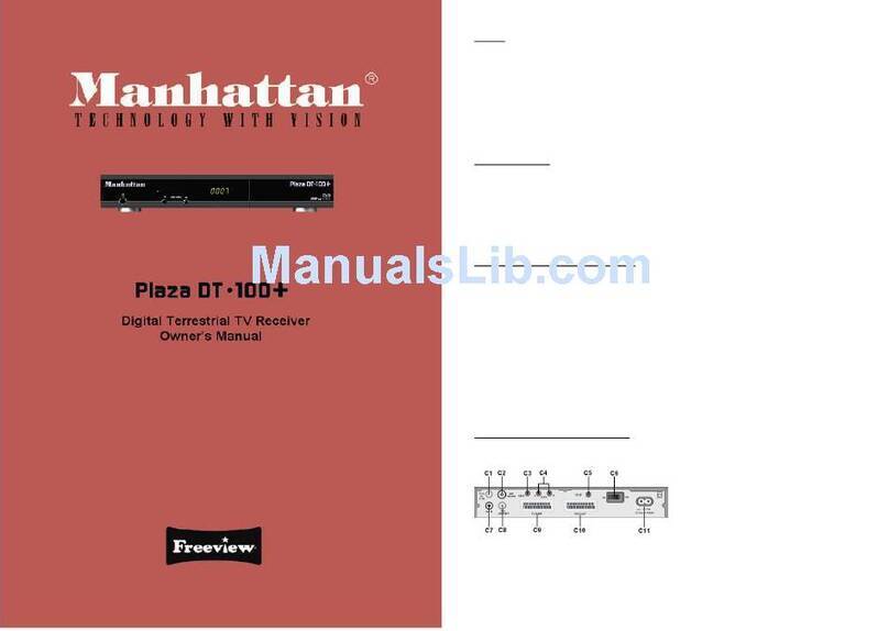Manhattan Plaza DT-100+ owner's manual