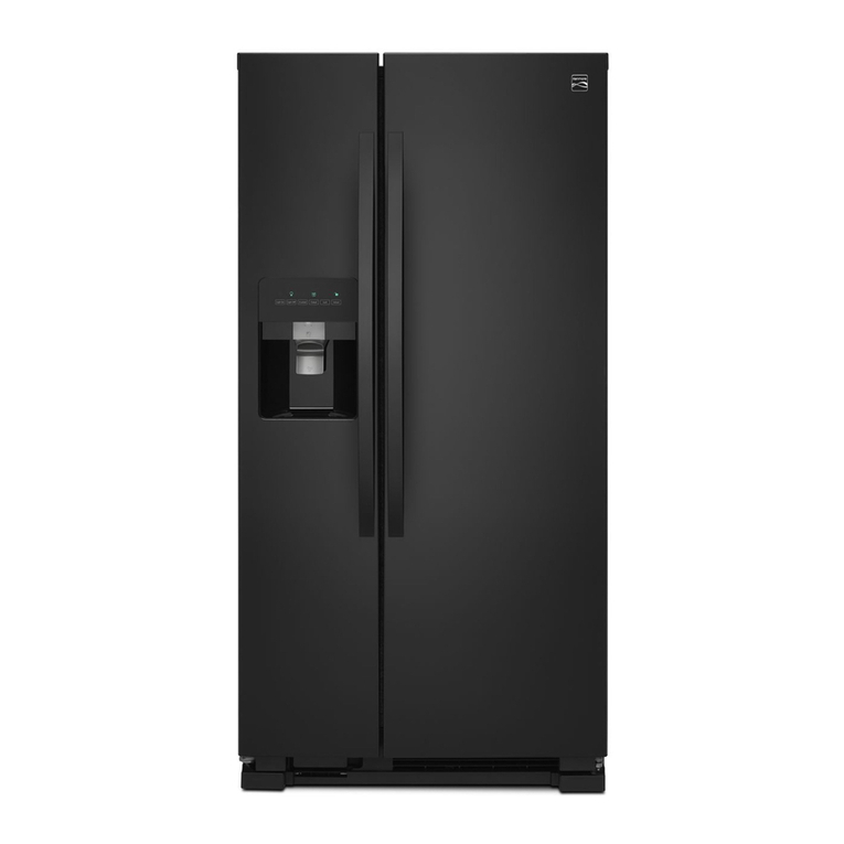 Sears Kenmore Refrigerator User manual
