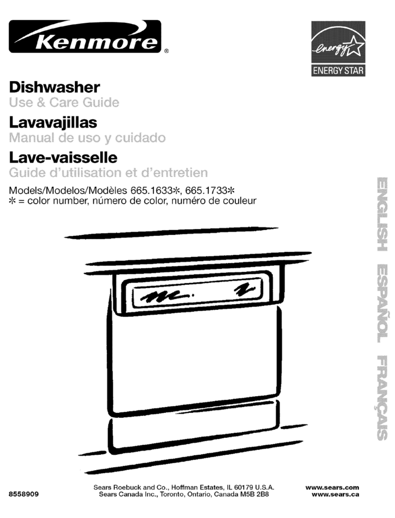 Kenmore Kenmore 665.1633 Use & care guide