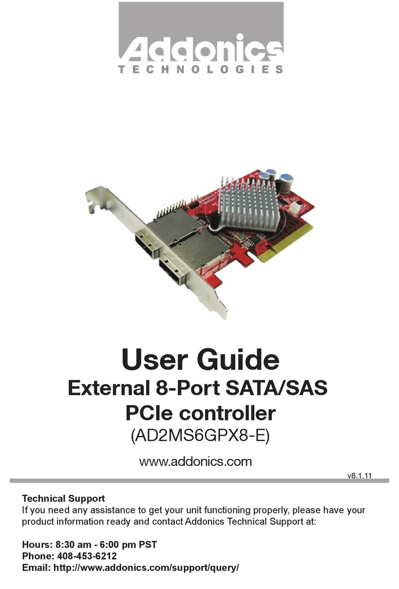 Addonics Technologies AD2MS6GPX8-E user guide