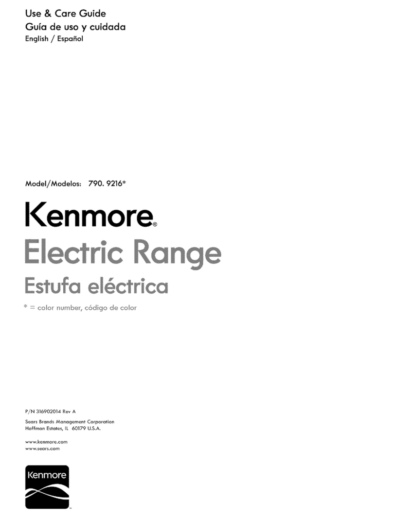 Kenmore 790.9216 Series Use & care guide