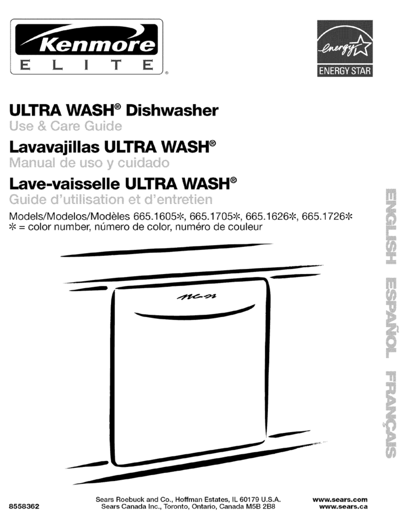 Kenmore Kenmore 665.1605 Use & care guide