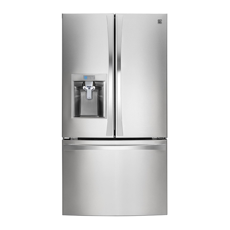 Kenmore Kenmore Bootom-Mount Refrigerator User manual