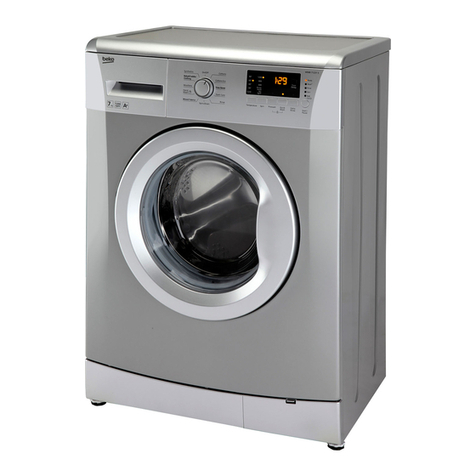 Beko WMB71231B WMB71231S WMB71231W Installation & operating instructions