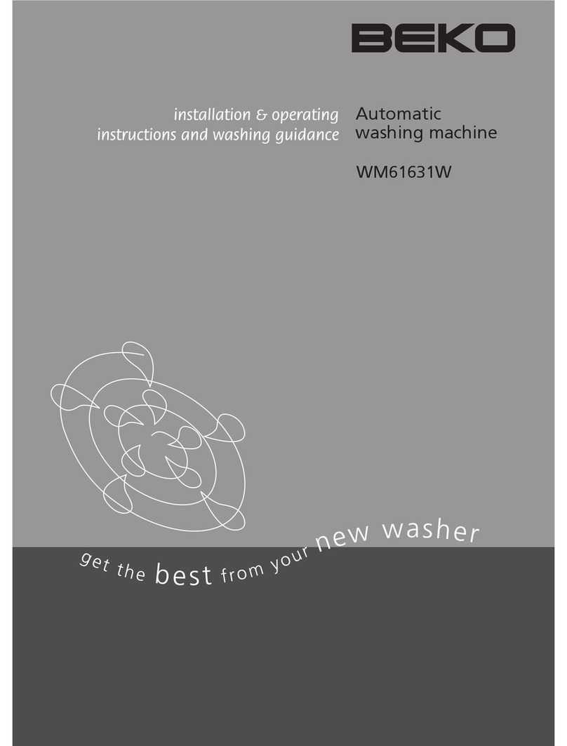 Beko WM61631W manual