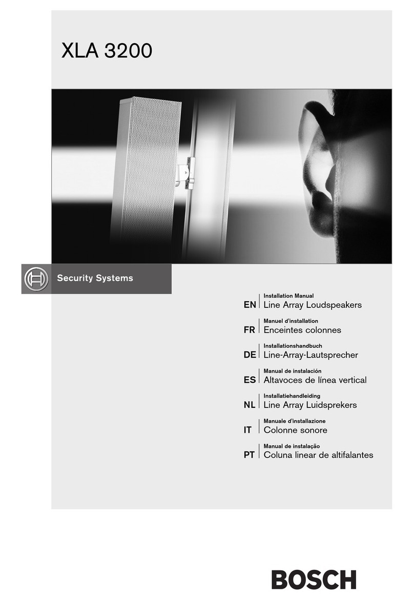 Bosch XLA 3200 User manual Bosch XLA 3200 User manual