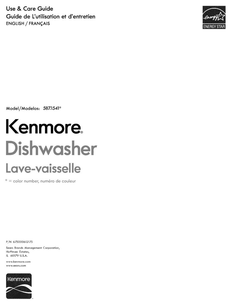 Kenmore 587.1541 Series User manual