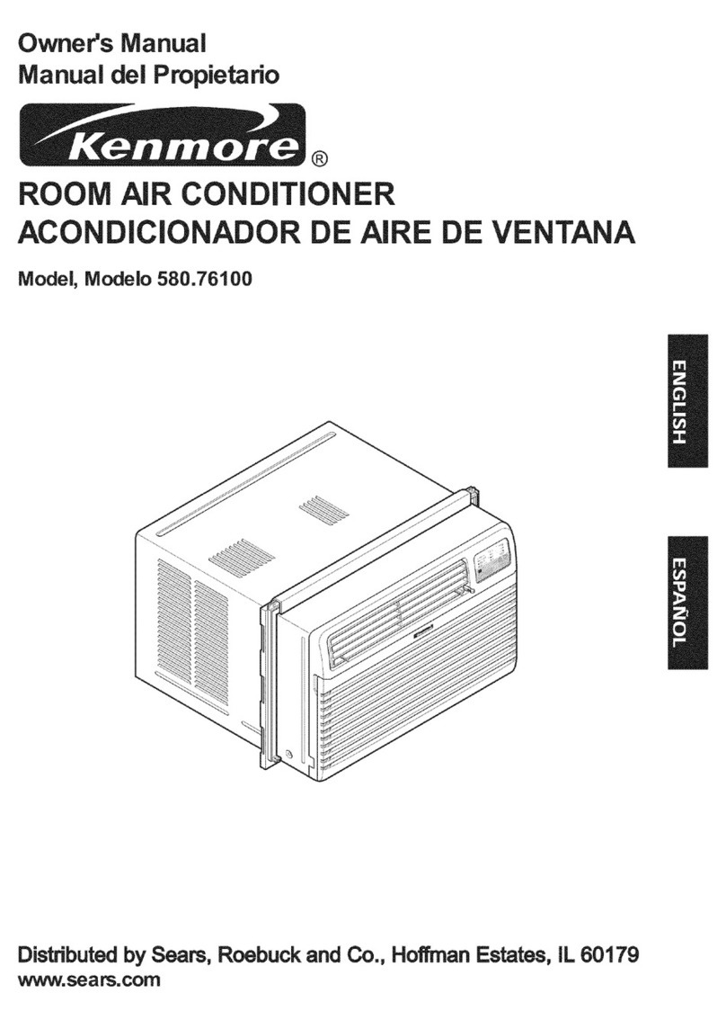 Kenmore 580.76100 User manual