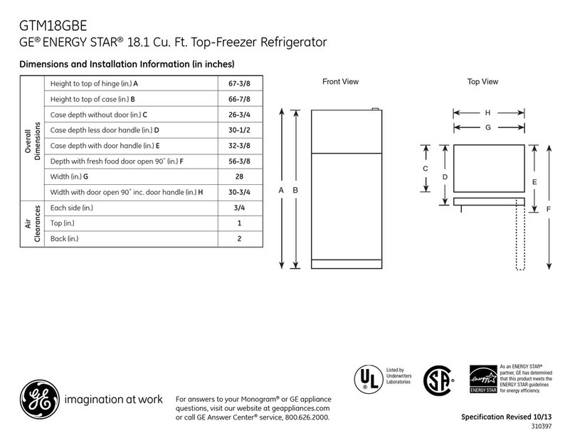 GE GTM18GBEES Manual
