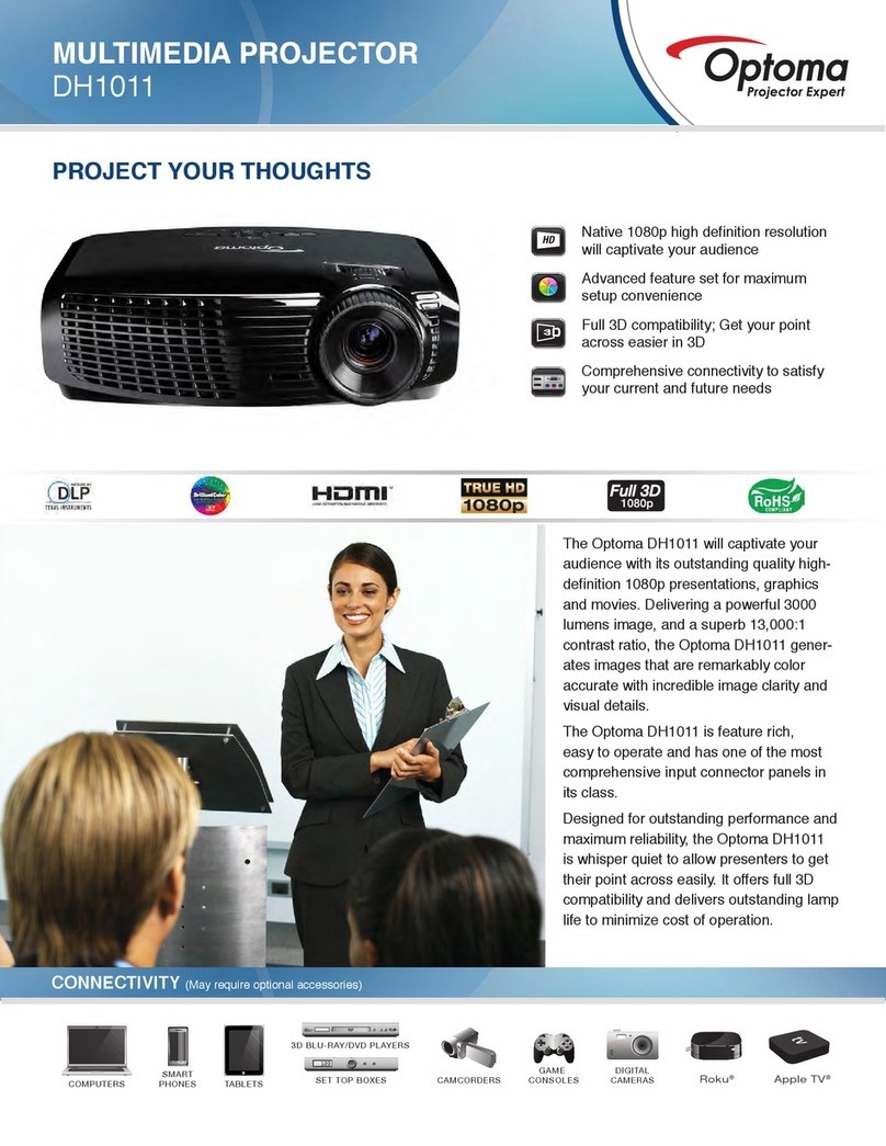 Optoma DH1011 User manual