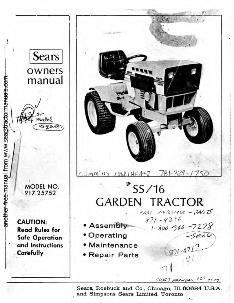 Sears 917.25752 owner's manual