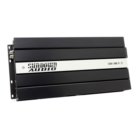 Sundown Audio SAX-100.4 owner's manual