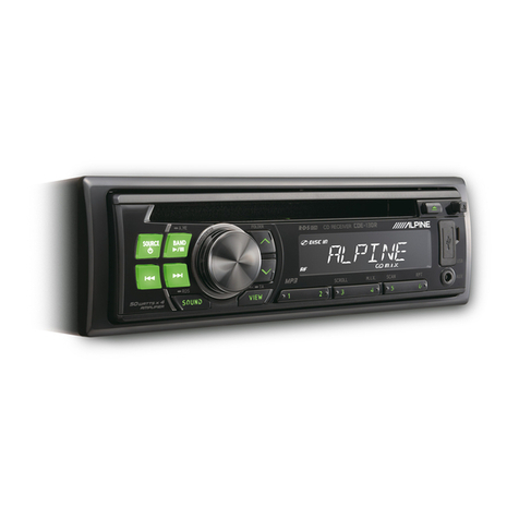 Alpine CDE-130RR User manual